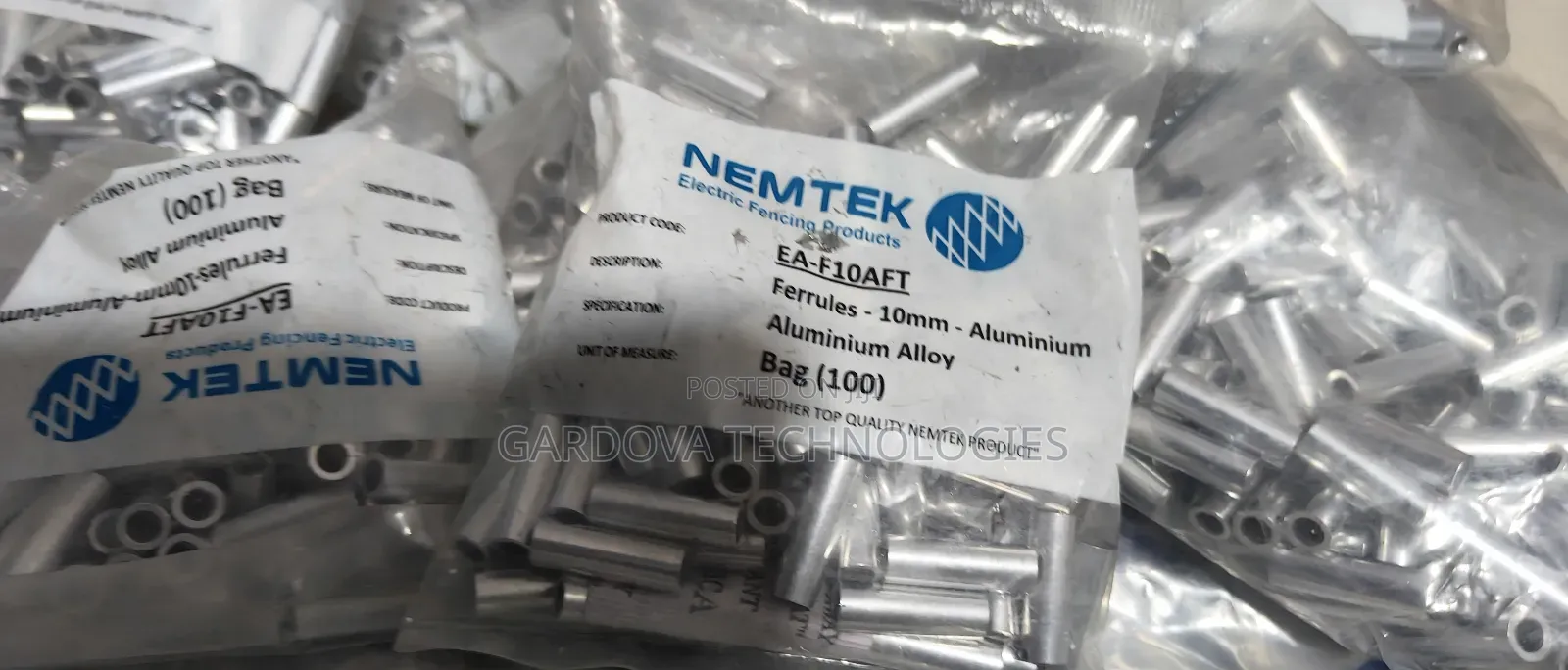 Original Nemtek Ea-F10aft Aluminium Ferrules (10mm)