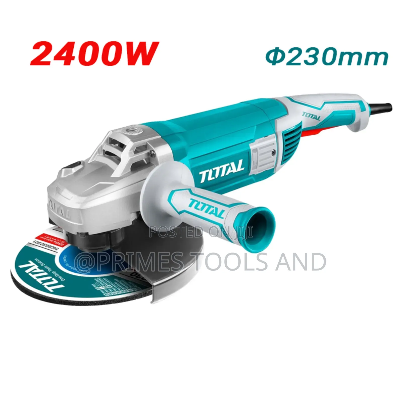 Total 2400w Angle Grinder 230mm | ኃይለኛ የብረት መቆረጫ ማሽን