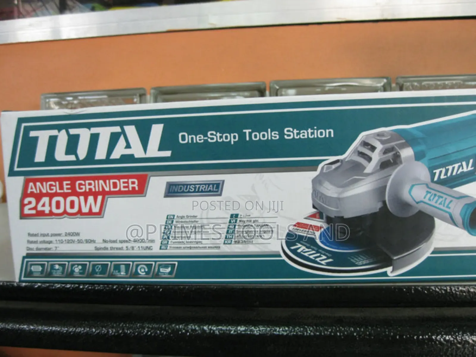 Total 2400w Angle Grinder 230mm | ኃይለኛ የብረት መቆረጫ ማሽን