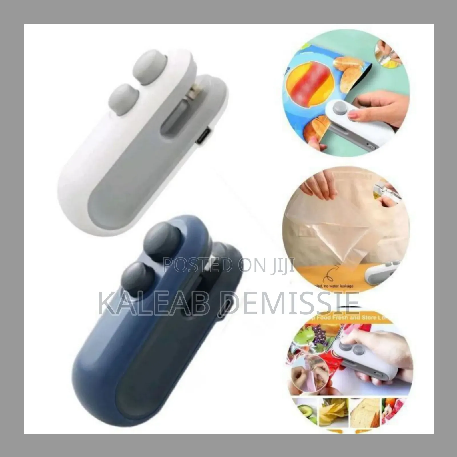 Rechargeable Mini Sealer With Cutter