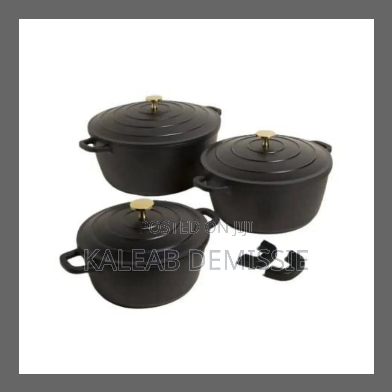 Momcoc 3pcs Non Stick Cookware