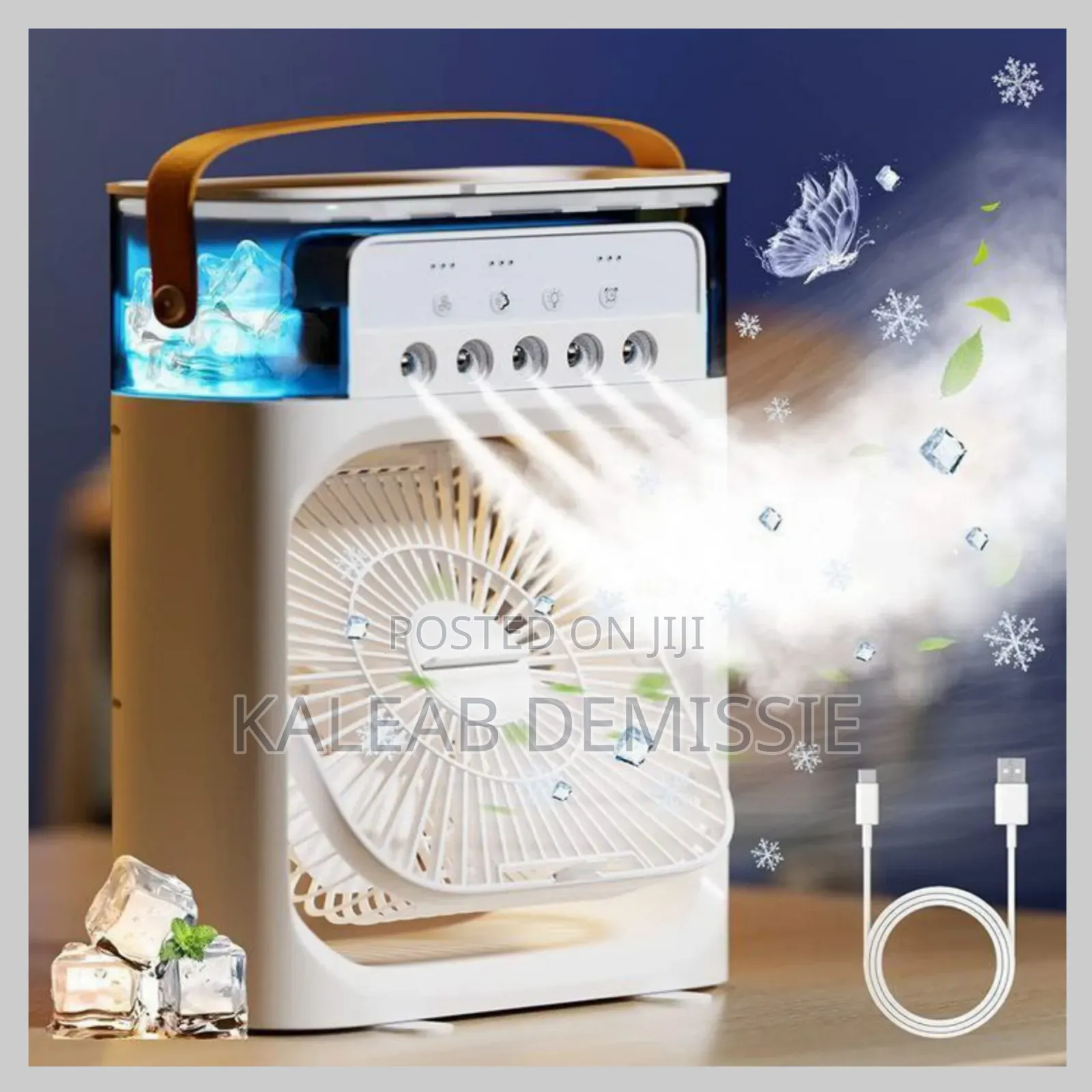 Duel Use Air Cooler Fan and Humidifier
