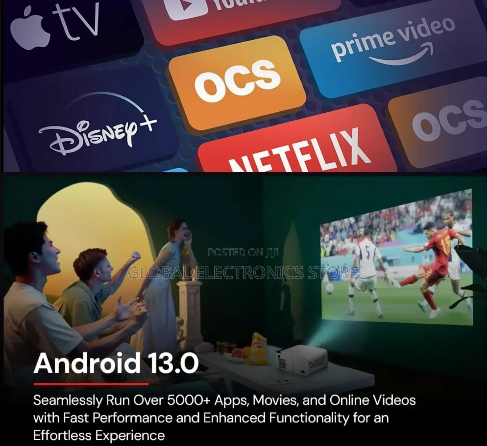 Borrego Full Andriod Mini Projector