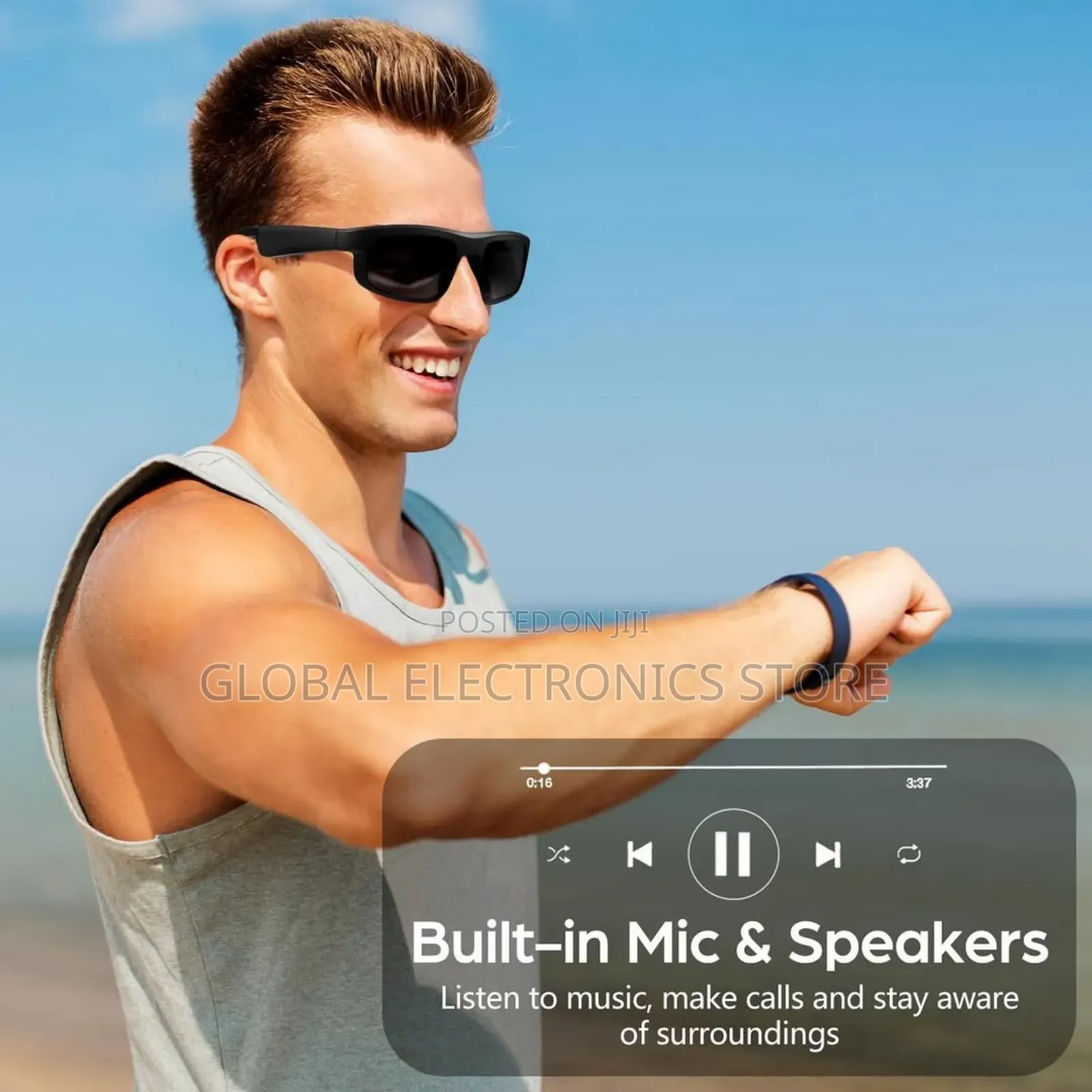 Original Smart Glass With V5.3 Chip Enc Call Noise Reduction