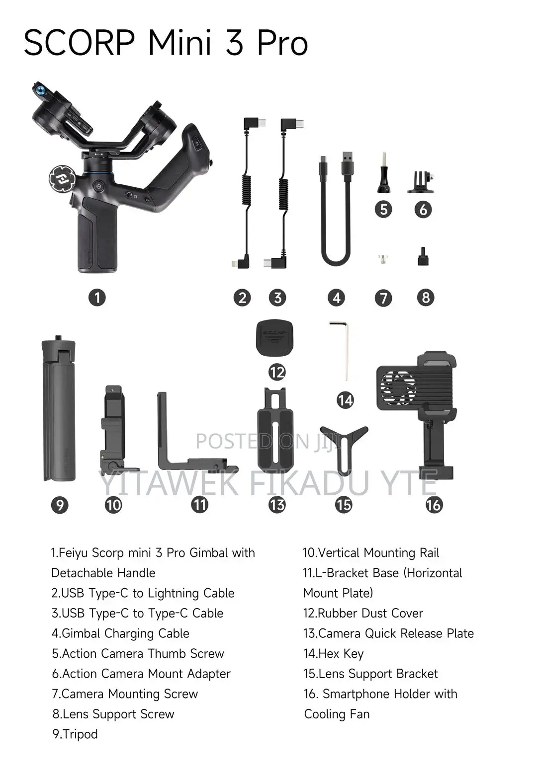 Feiyu Scorp Mini 3 Pro