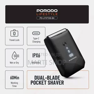 Porodo Dual-Blade Pocket Shaver
