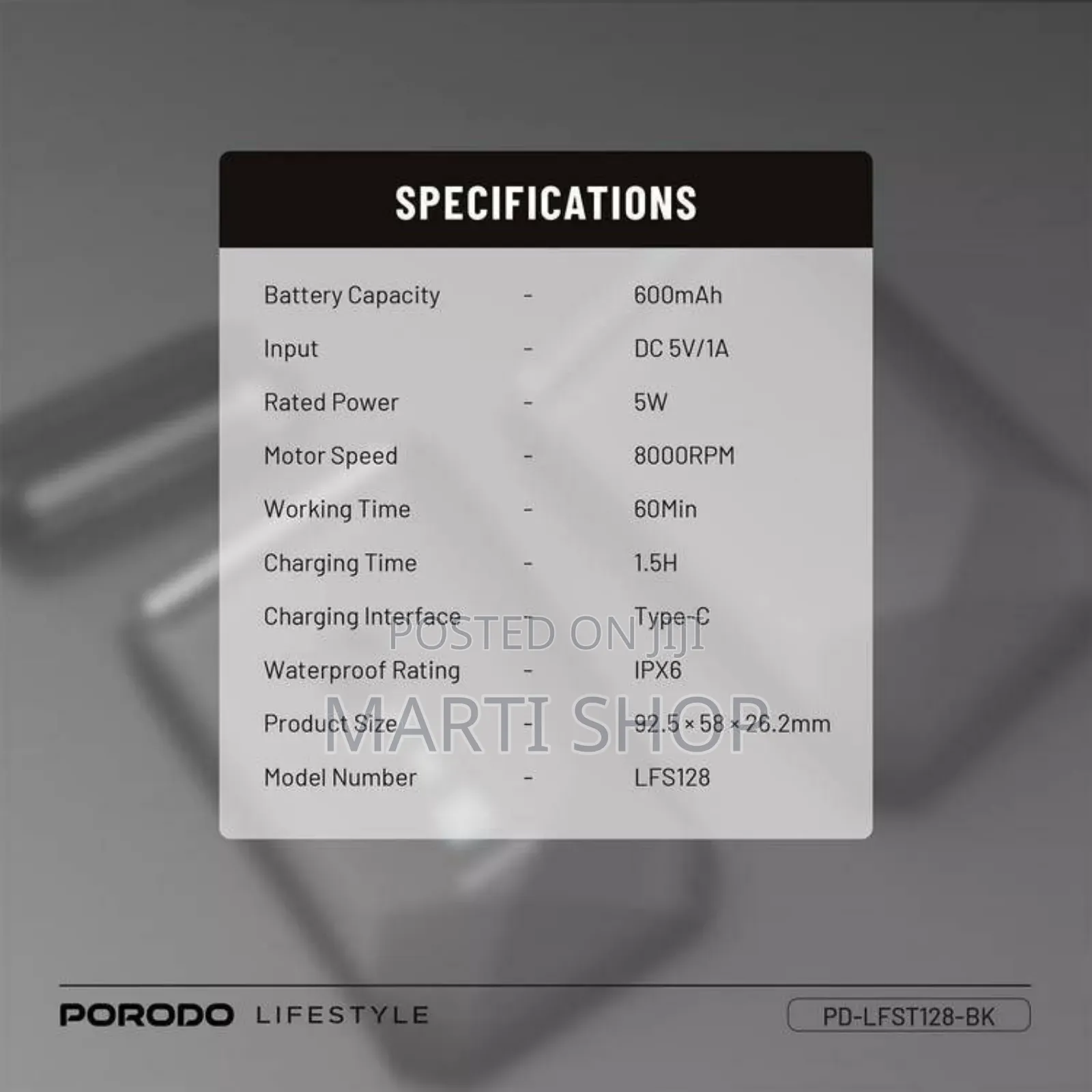 Porodo Dual-Blade Pocket Shaver