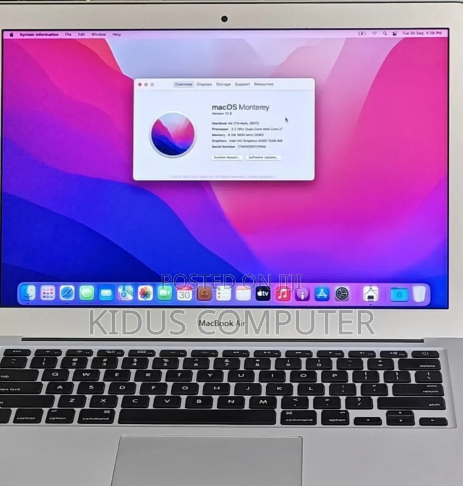 New Laptop Apple MacBook Air 2017 16GB Intel Core I7 SSD 512GB