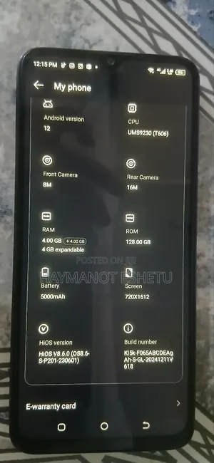 Tecno Spark 10 128 GB Blue