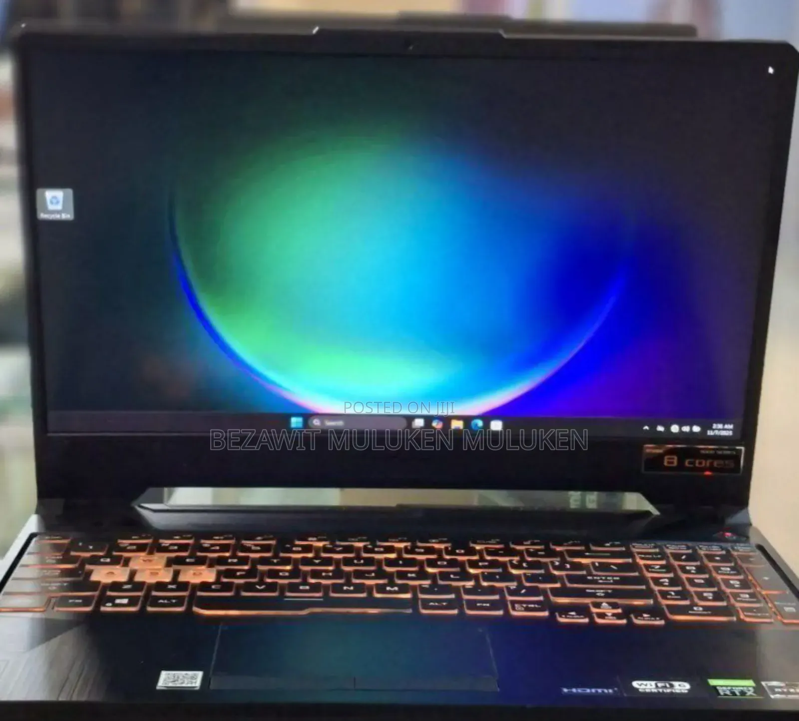 New Laptop Asus TUF Gaming A15 16GB AMD Ryzen 7 SSD 512GB