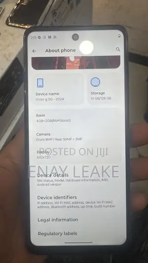 Photo - Motorola Moto G 5G 128 GB Gray