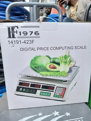 Digital Price Computing Scale With a Maximum Capacity of 40 Kg.