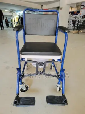 Photo - Toilet,Complete Alluminium Frame峨趁roll Bath Commode Chair三糰potty Chair