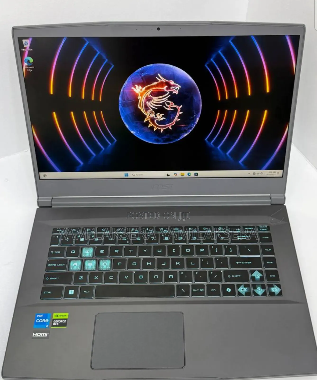 New Laptop MSI GF75 Thin 16GB Intel Core I5 SSD 512GB