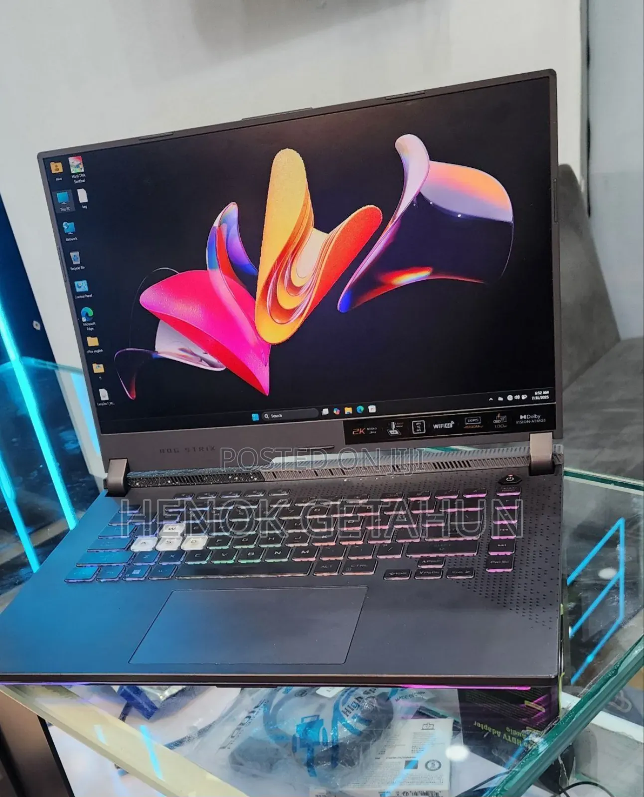 New Laptop Asus ROG Strix G16 G614 16GB AMD Ryzen 7 SSD 512GB