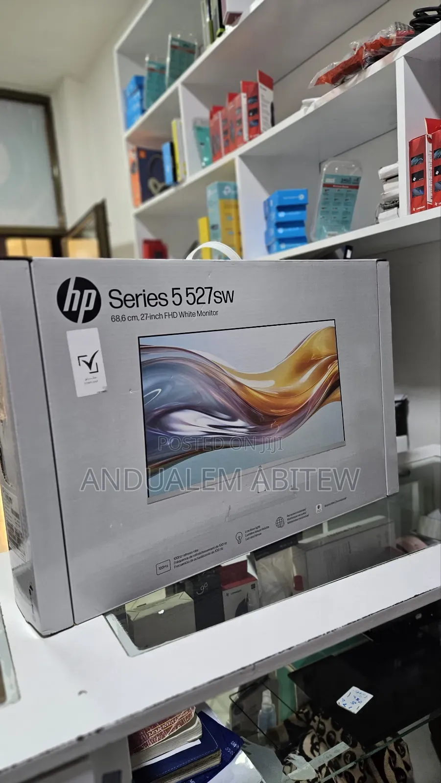 New Hp White Monitor 27 Inch Frameless Monitor