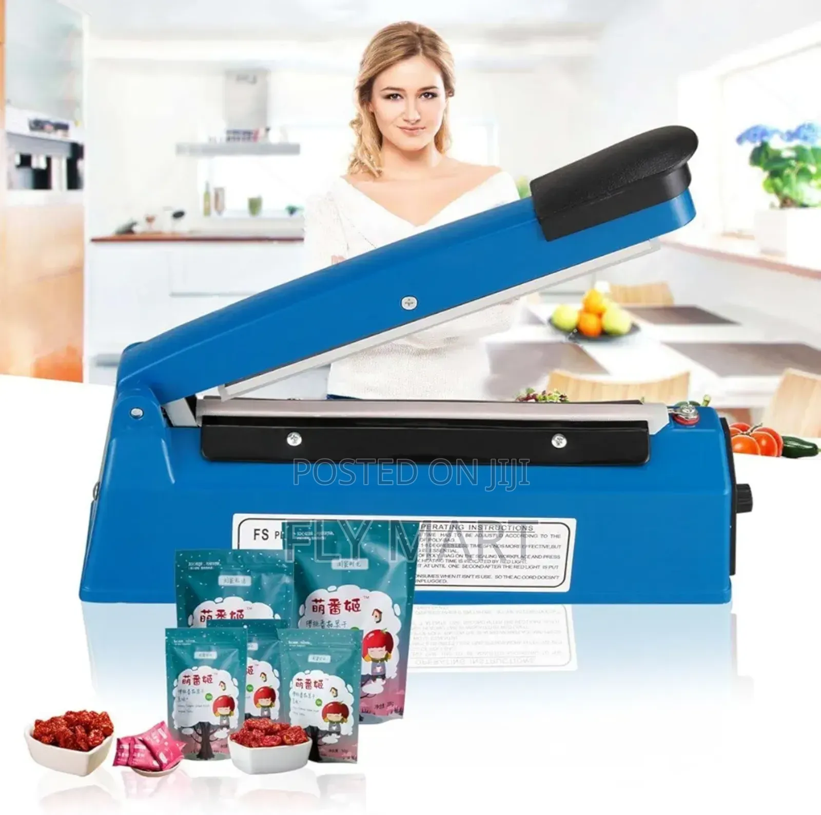 Plastic Sealer 300mmየላስቲክ ማሸጊያ