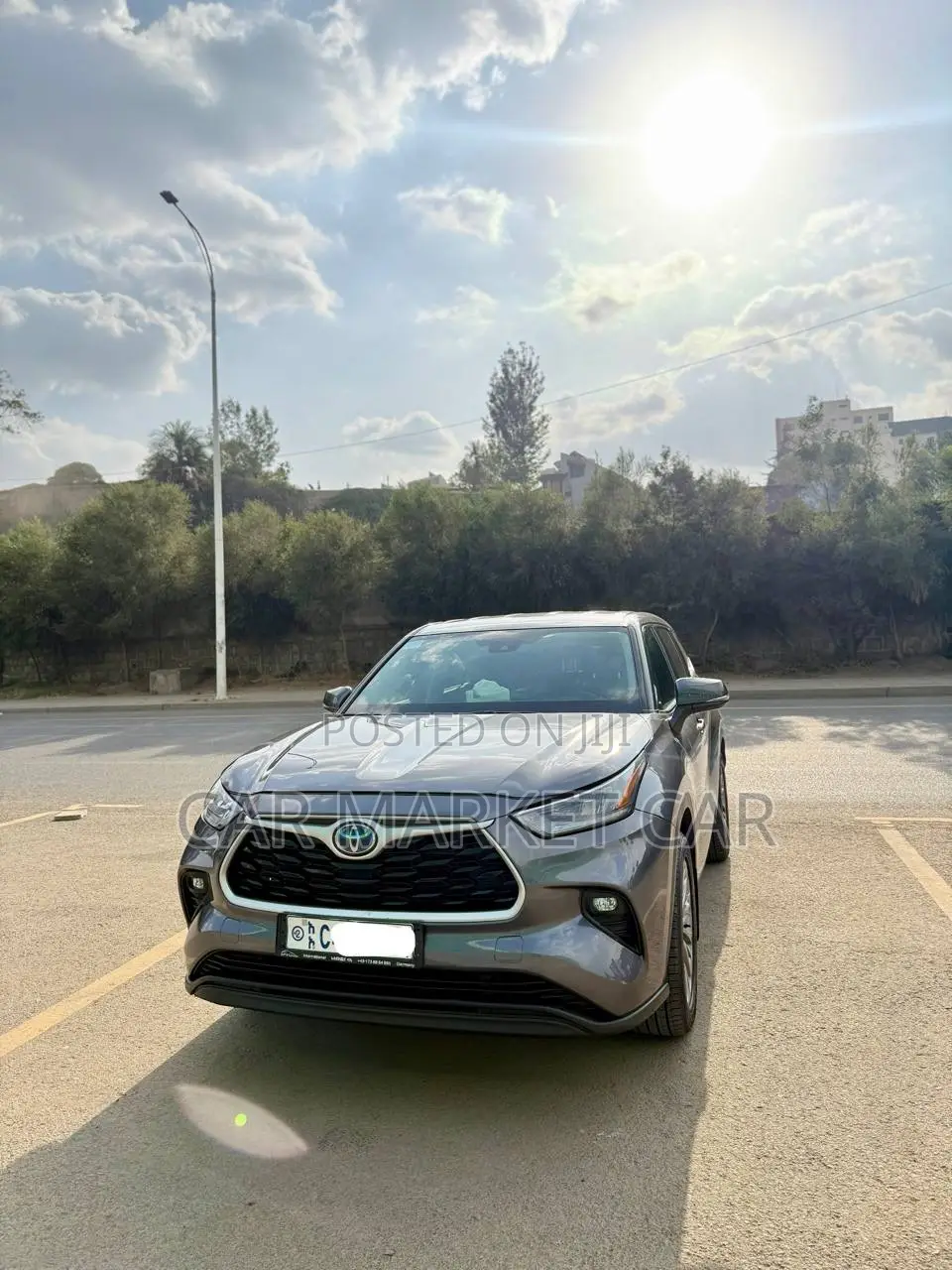 Toyota Highlander Hybrid 2021 Gray