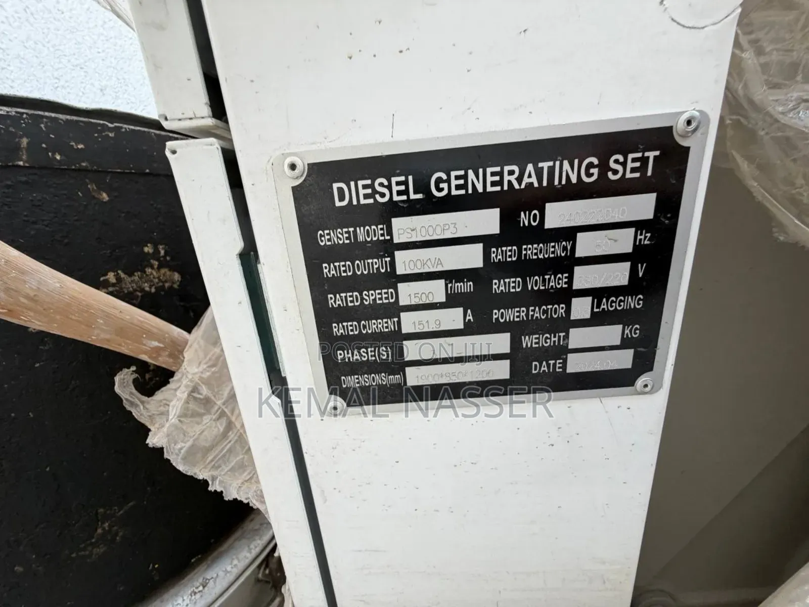 Open Diesel Generator