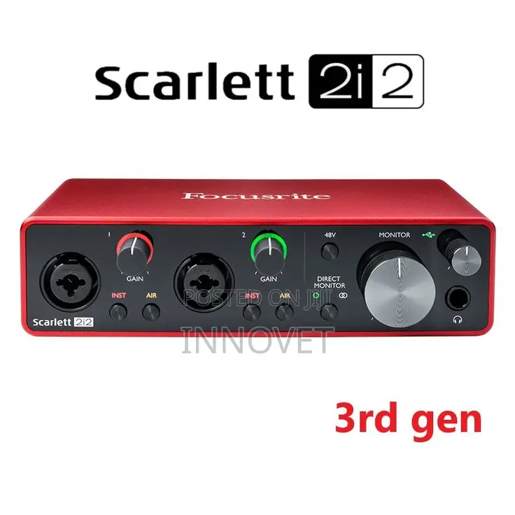 Focusrite’S Scarlett 2i2 (3rd Generation) Sound Card