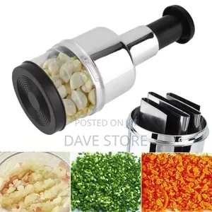 Manual Press-Down Garlic and Vegetable Chopper