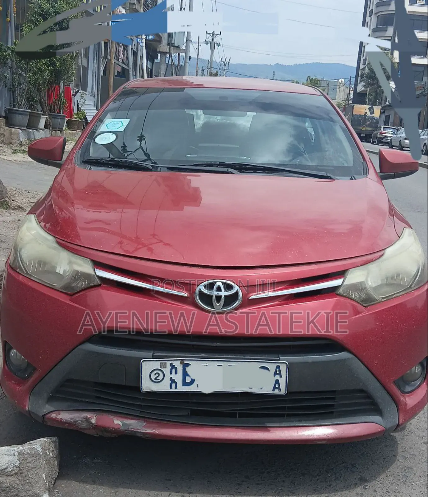 Toyota Yaris 2014 Red