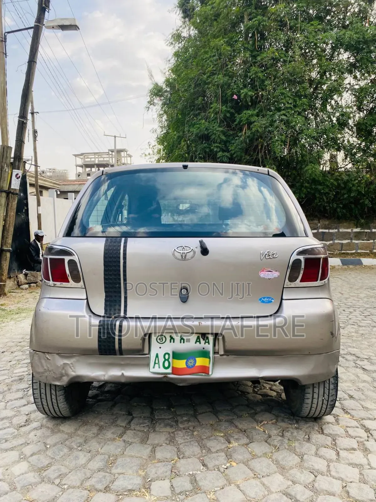 Toyota Vitz 2001 Silver