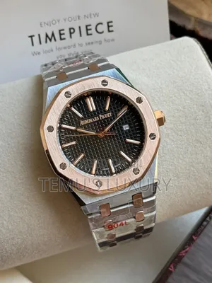 Photo - Audemars Piguet Royal Oak Watch Two-Tone Rose Gold-Plated Strap.
