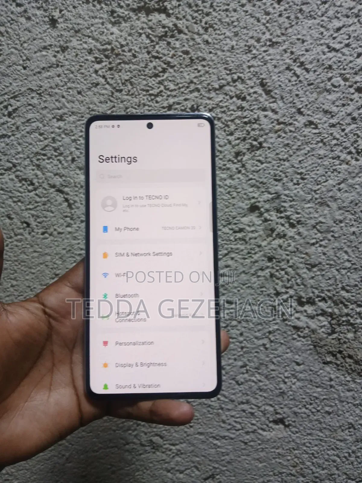 New Tecno Camon 20 256 GB Blue