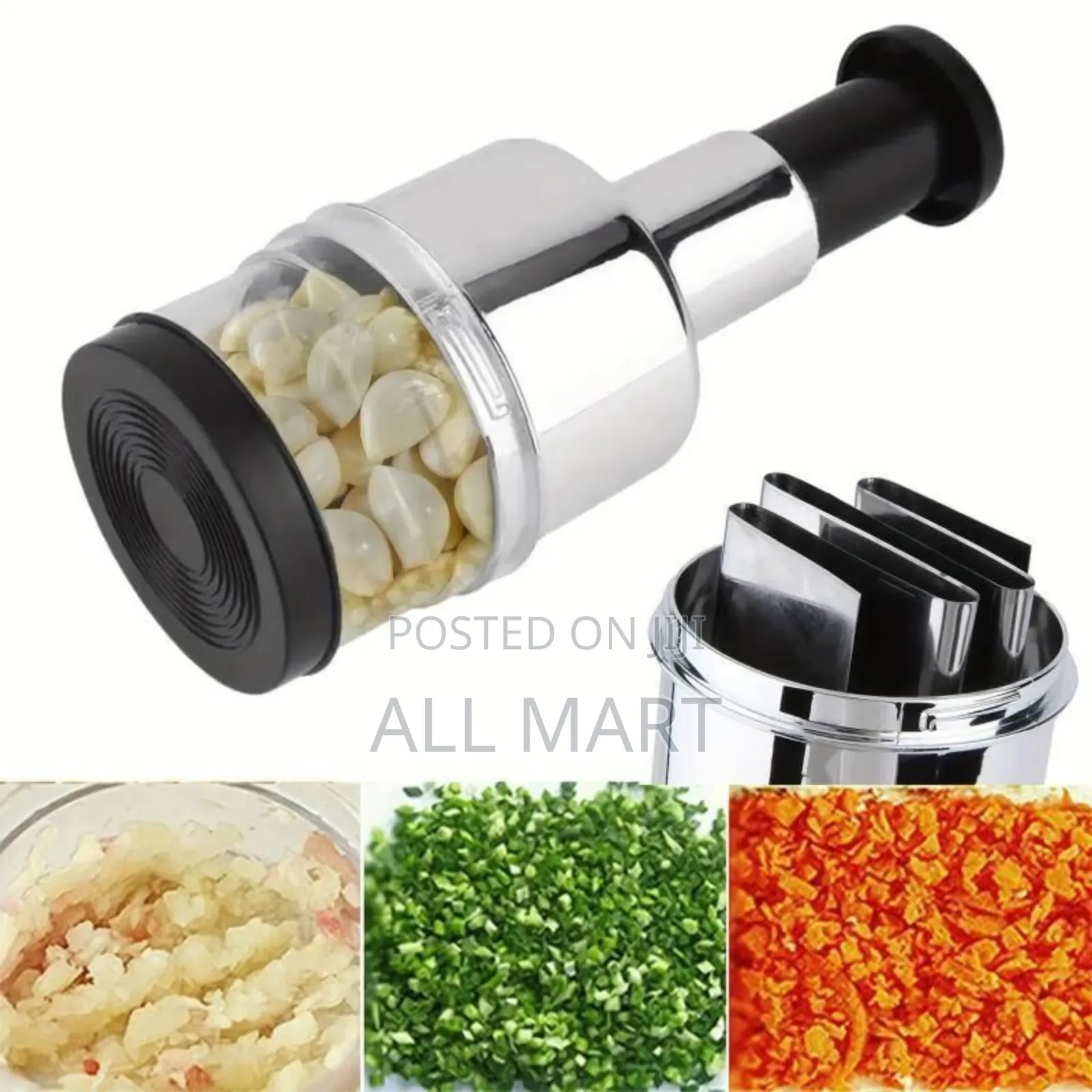 Manual Press Down Garlic and Vegetable Chopper