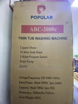 Popular 20kg Twin-Tub Washing Machine