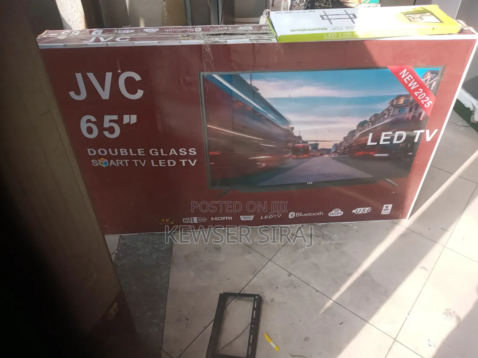 Jvc 65inch Tv Smart 4k Android Double Glass Led Tv Full Hd Quality