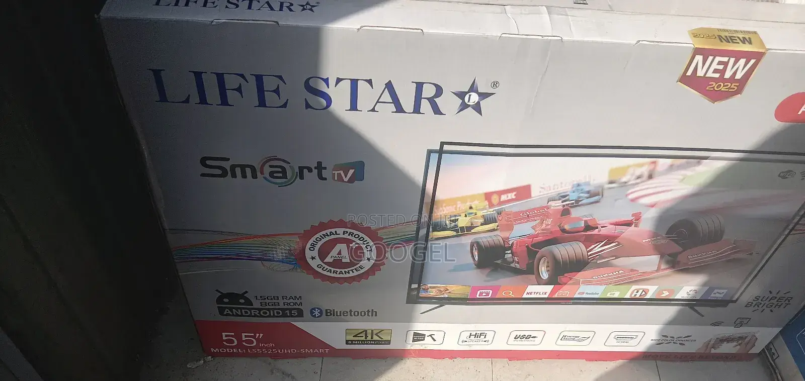 Life Star 55 Inch Real Korea Double Screen Tv