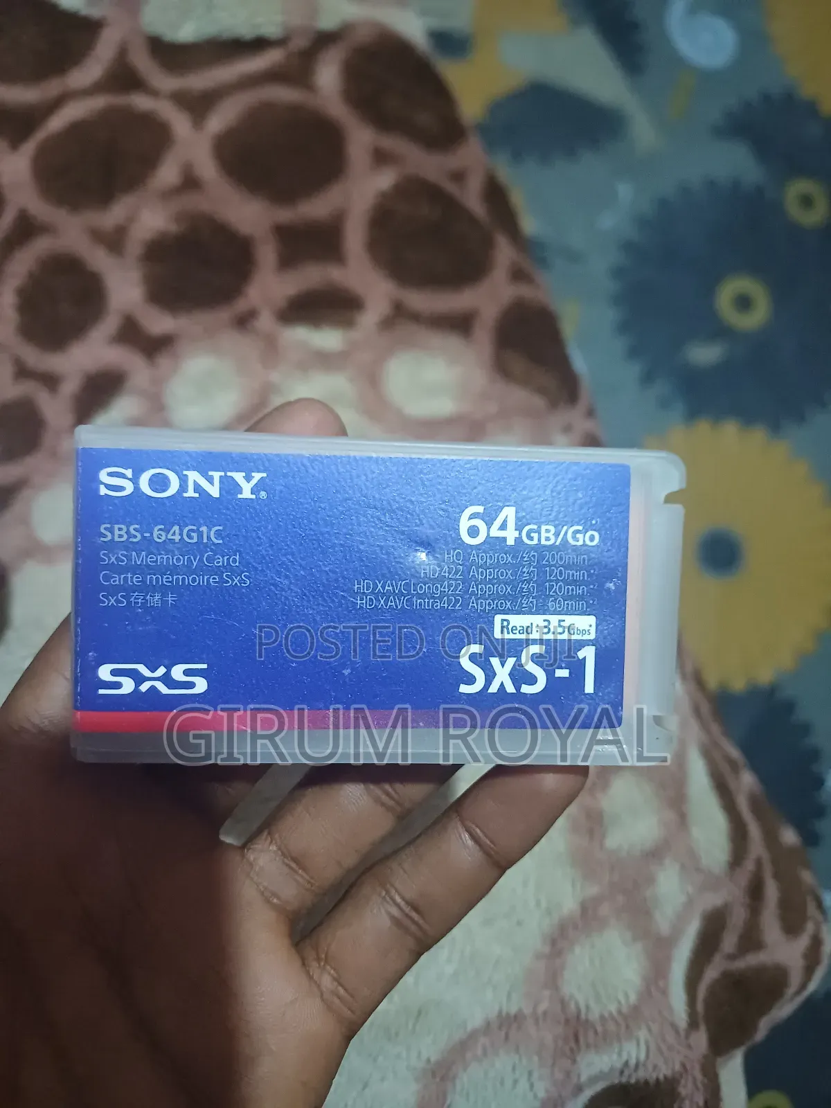Sony Video Camera Memory and Reader 64 Gb