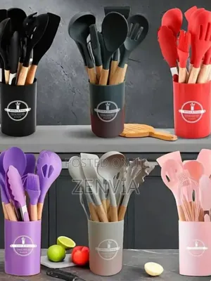 12 PCS Silicone Kitchen Set / Free Delivery/