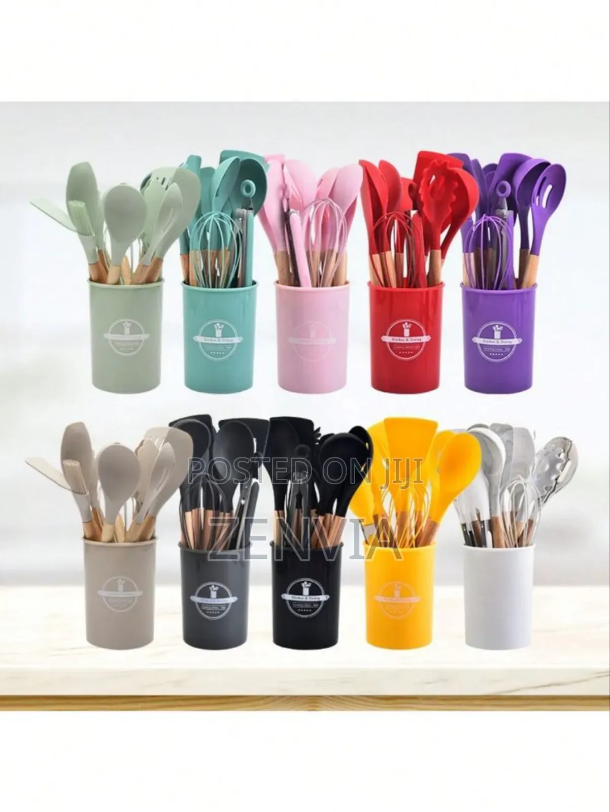 12 PCS Silicone Kitchen Set / Free Delivery/