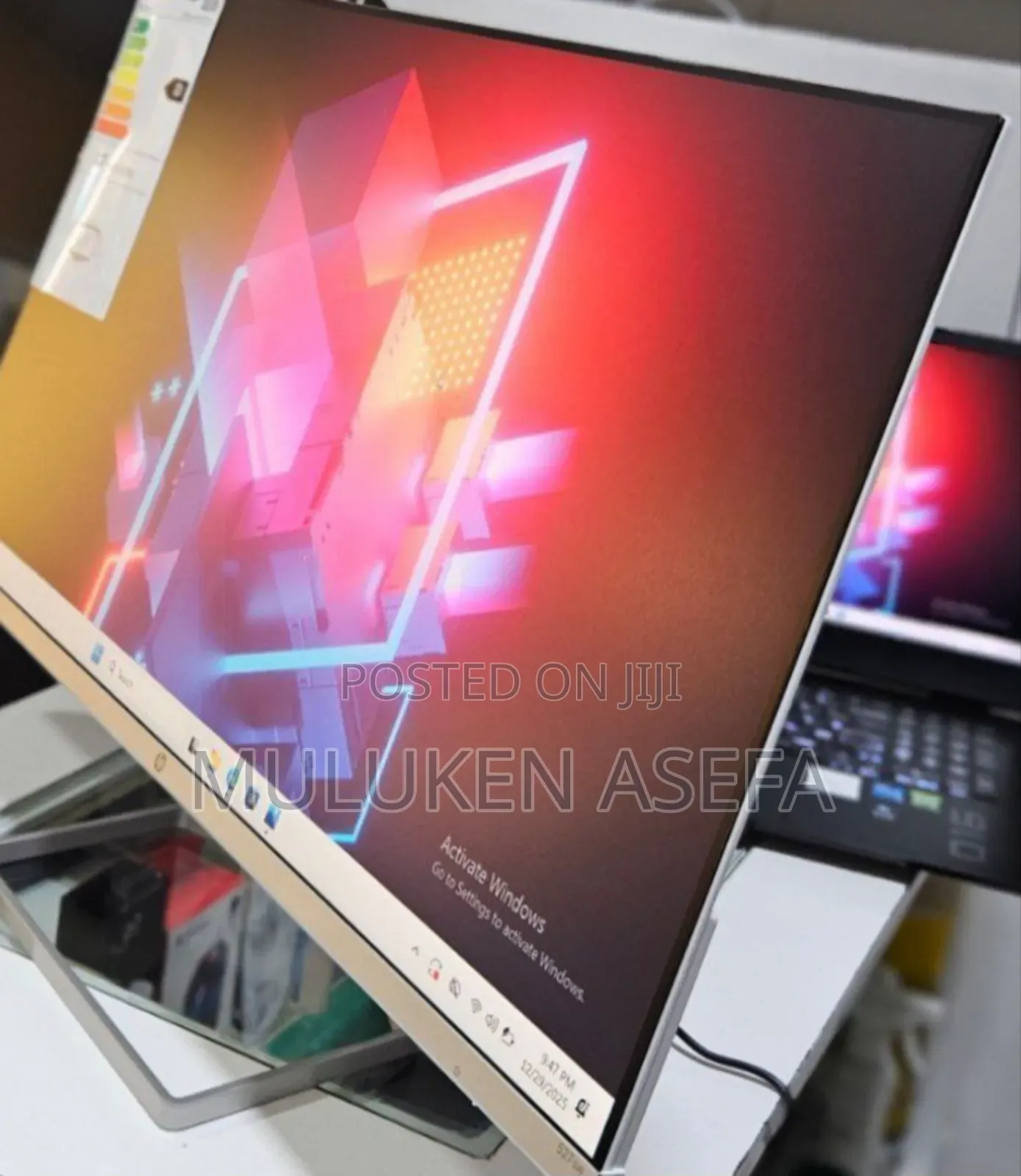 Brand New White Monitor Quantity Available Hp 27" Inch Monito