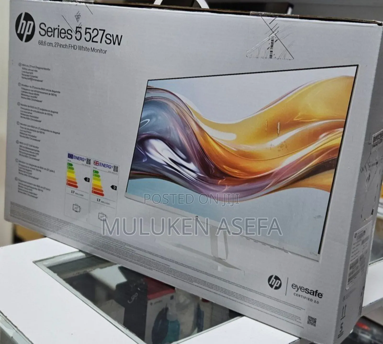 Brand New White Monitor Quantity Available Hp 27" Inch Monito