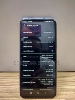 Huawei Y9a 128 GB Black