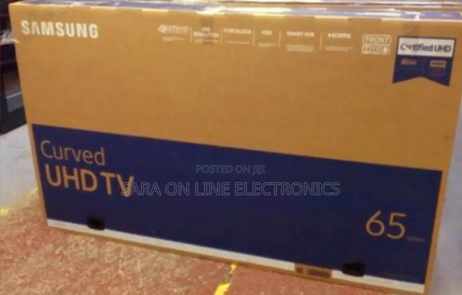 Samsung 65" Curved Uhd Tv New 2025 Model Free Delivery