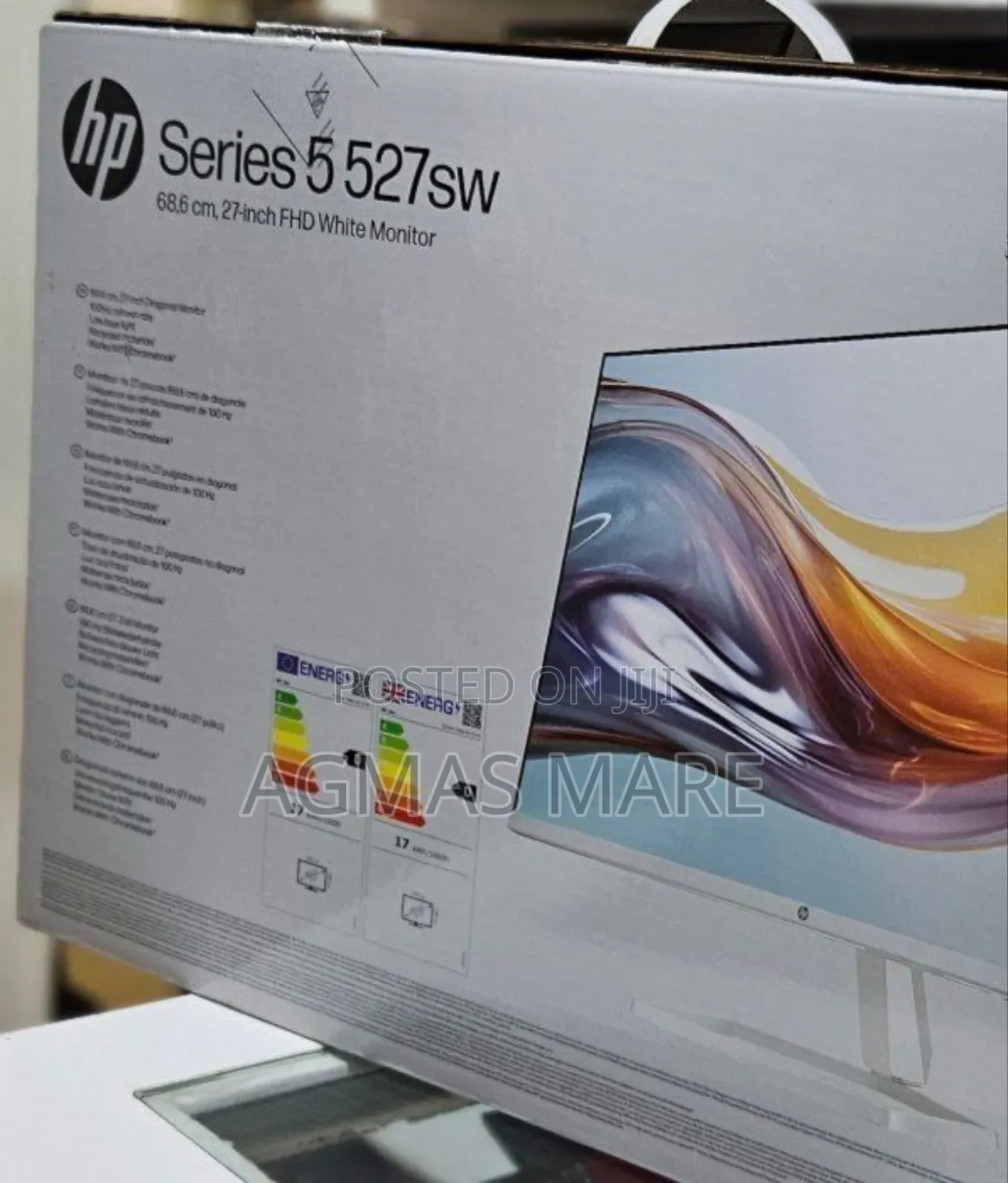 Brand New White Monitor Quantity Available Hp 27"
