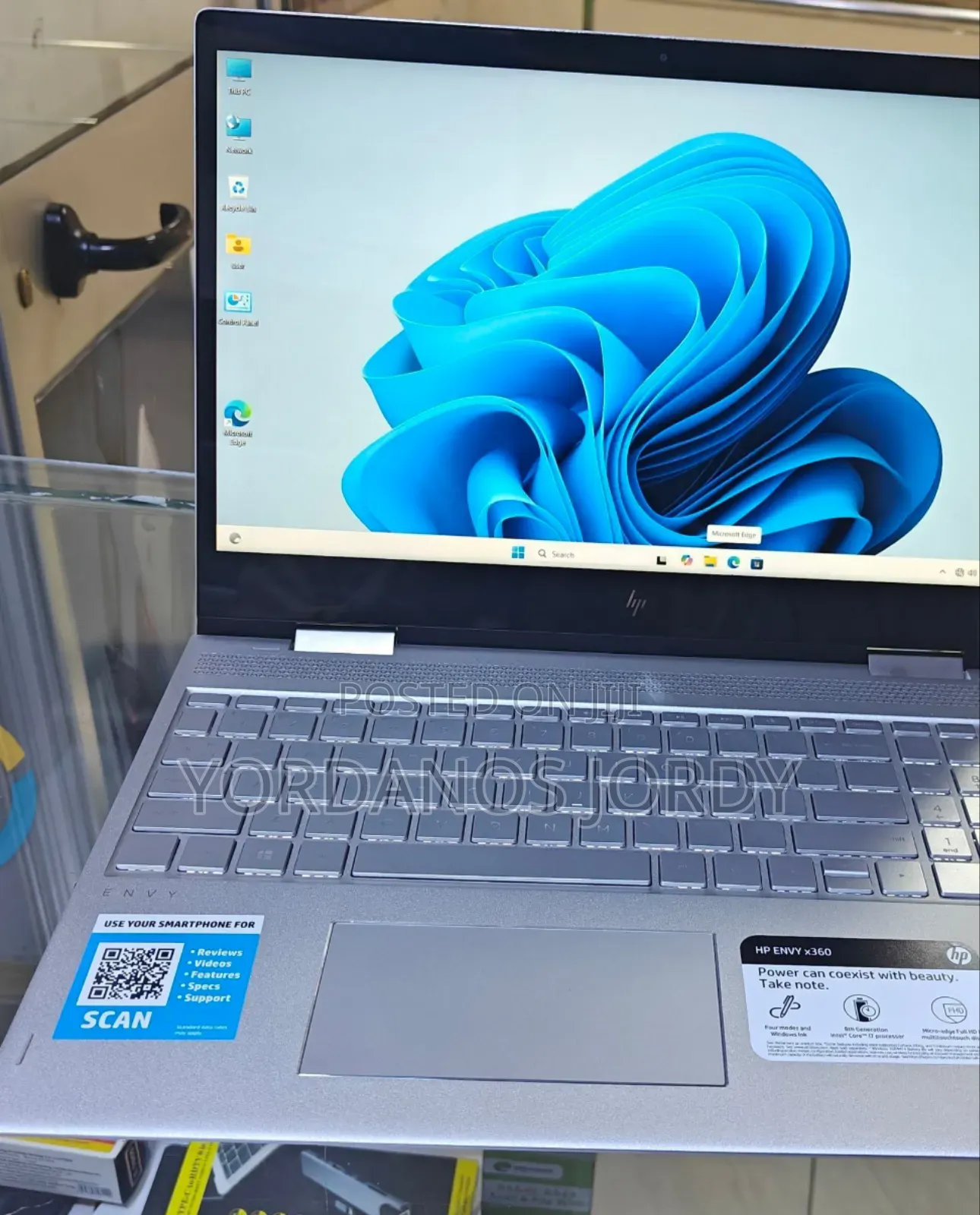 New Laptop HP Envy X360 16GB Intel Core I7 SSD 512GB