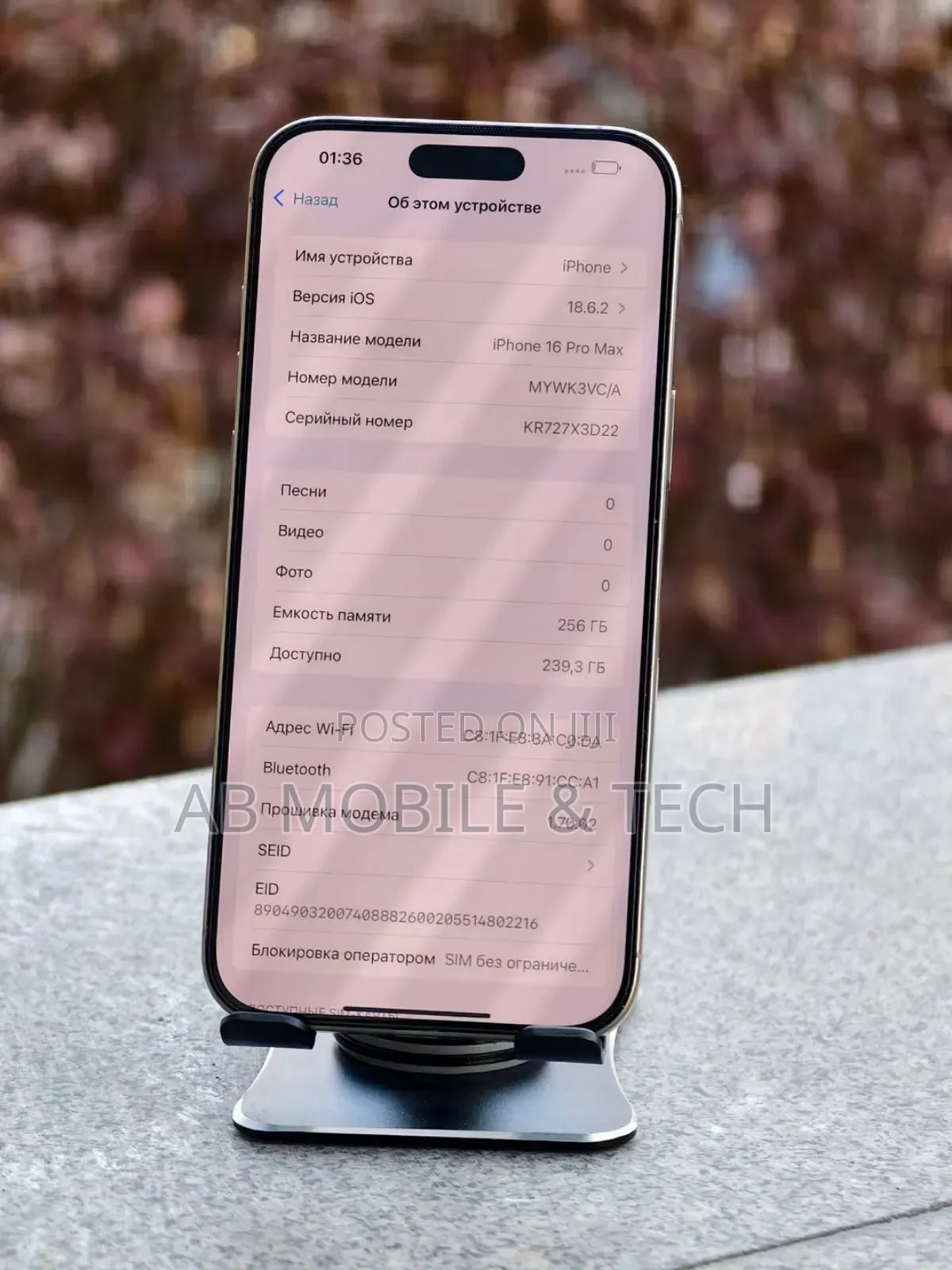 Apple iPhone 16 Pro Max 256 GB Gray