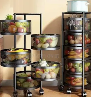 5 Layer Movable Storage Kitchen Rack