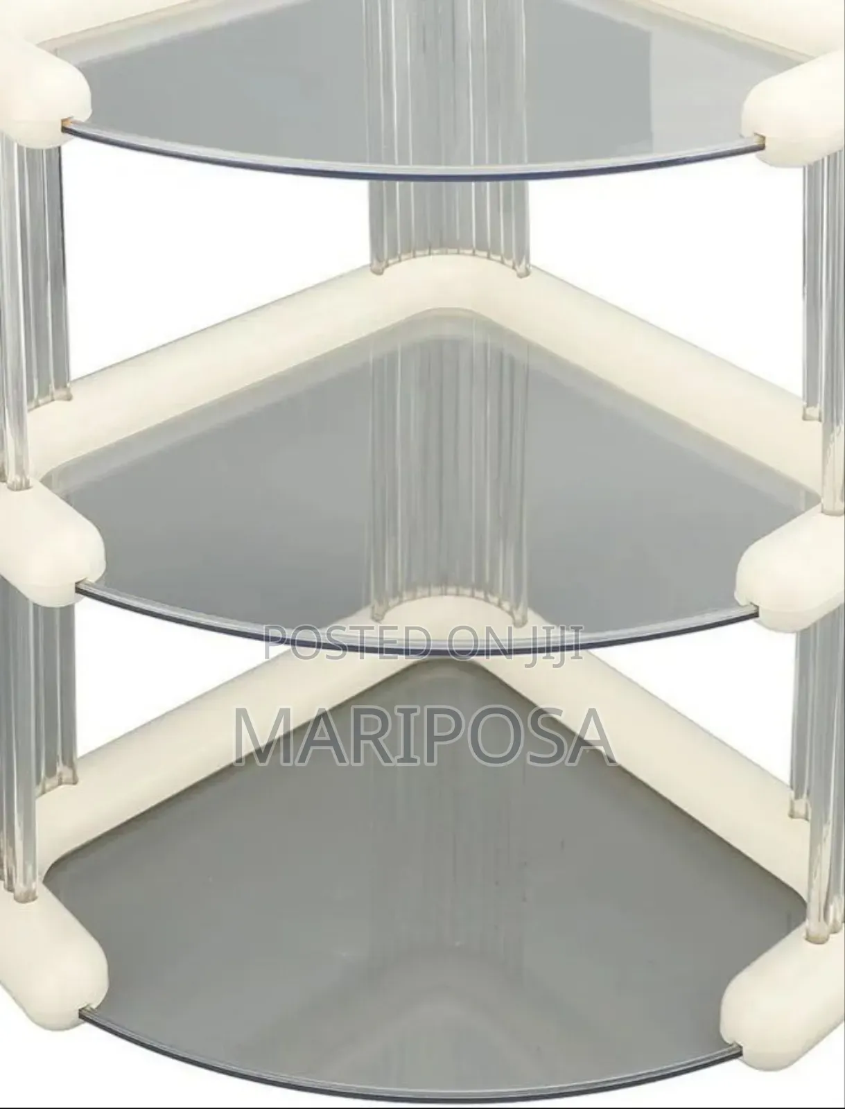 3 Tiers Corner Cosmetics Storage Shelf