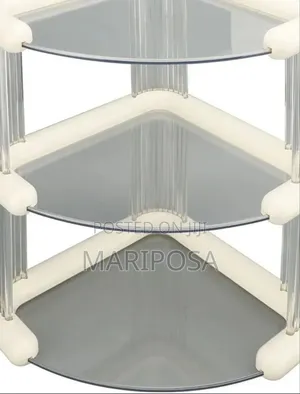 3 Tiers Corner Cosmetics Storage Shelf