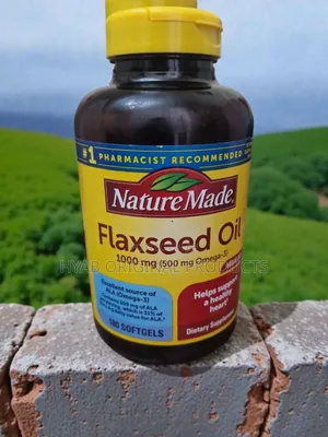 Photo - Flaxseed Oil 1000 Mg Softgels, Dietary Supplement, 180 Count