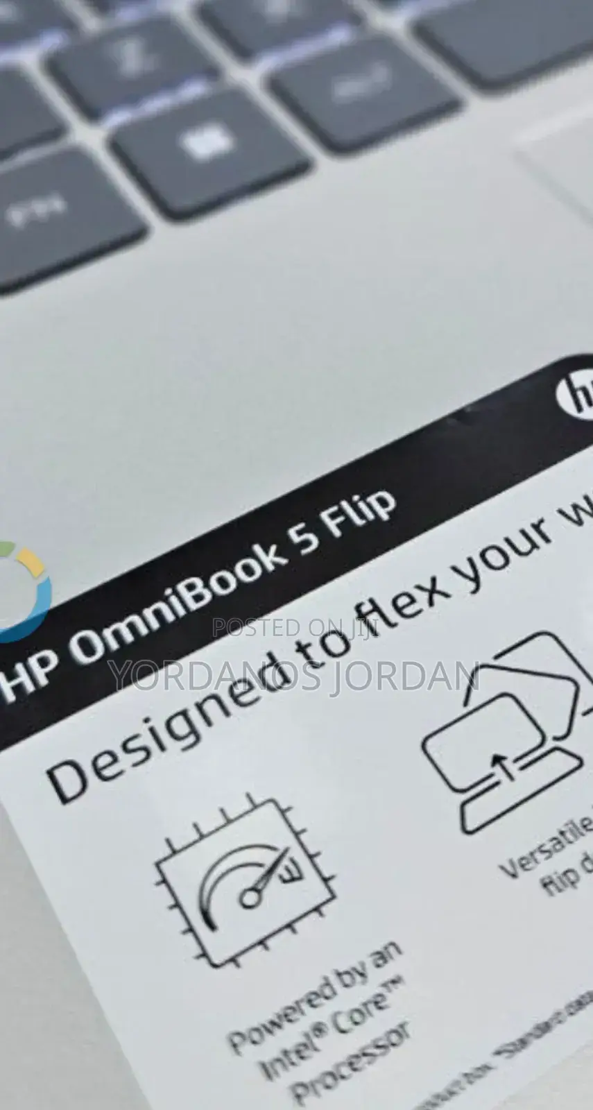 New Laptop HP OmniBook 5 Flip 14-Fp0023dx 16GB Intel Core I7 SSD 512GB