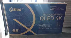 ♧♧Enzo 65" Qled Webos Hub Smart Tv New Model Free Delivery New 2025