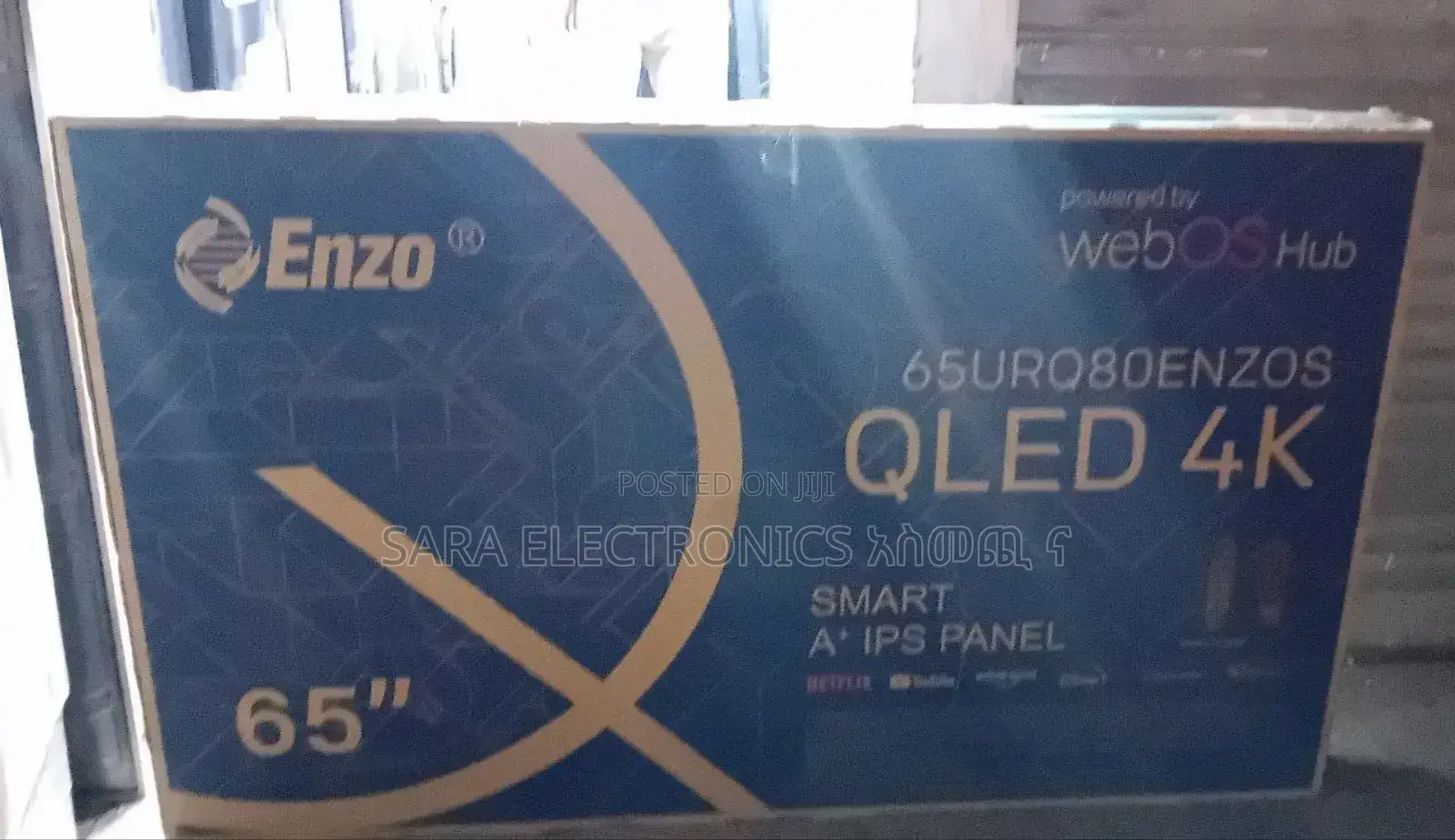 ♧♧Enzo 65" Qled Webos Hub Smart Tv New Model Free Delivery New 2025